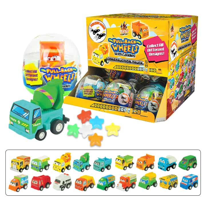 Toy’s Castle Capsule Pull Back Wheels - Construction Truck 5g