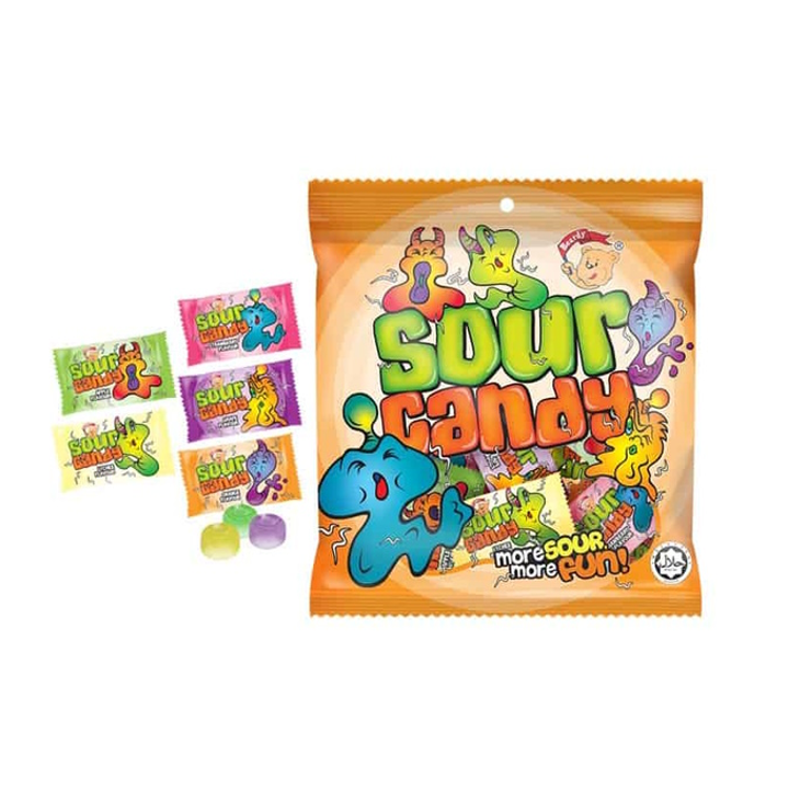 Beardy Sour Candy Bag 100g