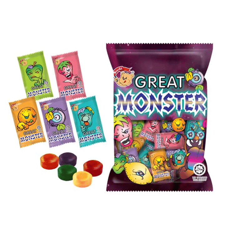 Beardy Great Monster Candy Bag 140g