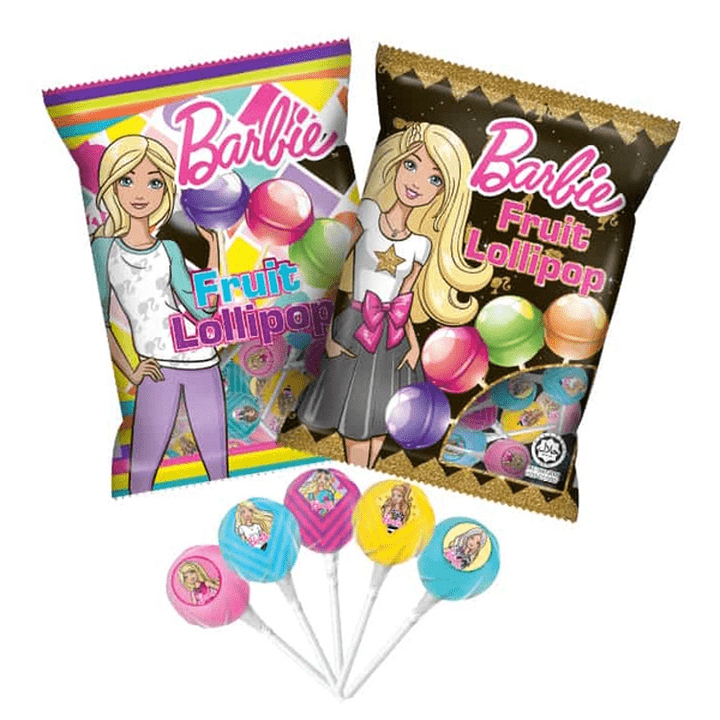 Barbie Lollipop Bag - Mix Fruit 8g