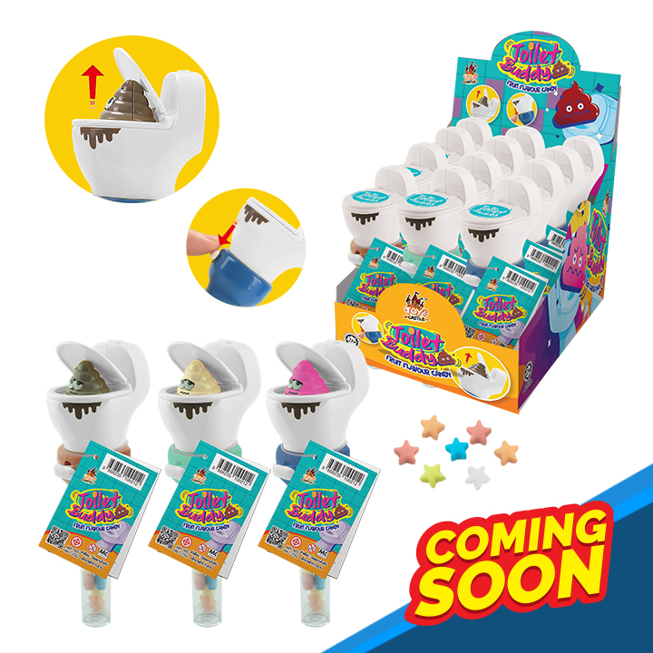 YLF Food Toy s Castle Toy s Castle Toilet Buddy With Candy 6g ylf-food-toy-s-castle-toy-s-castle-toilet-buddy-with-candy-6g