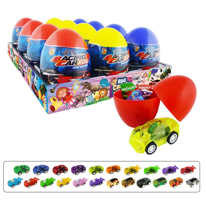 Beardy Egg Candy With Toys - Racing Car 10g