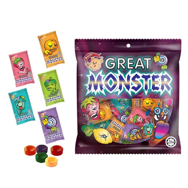 Beardy Great Monster Candy Bag 100g