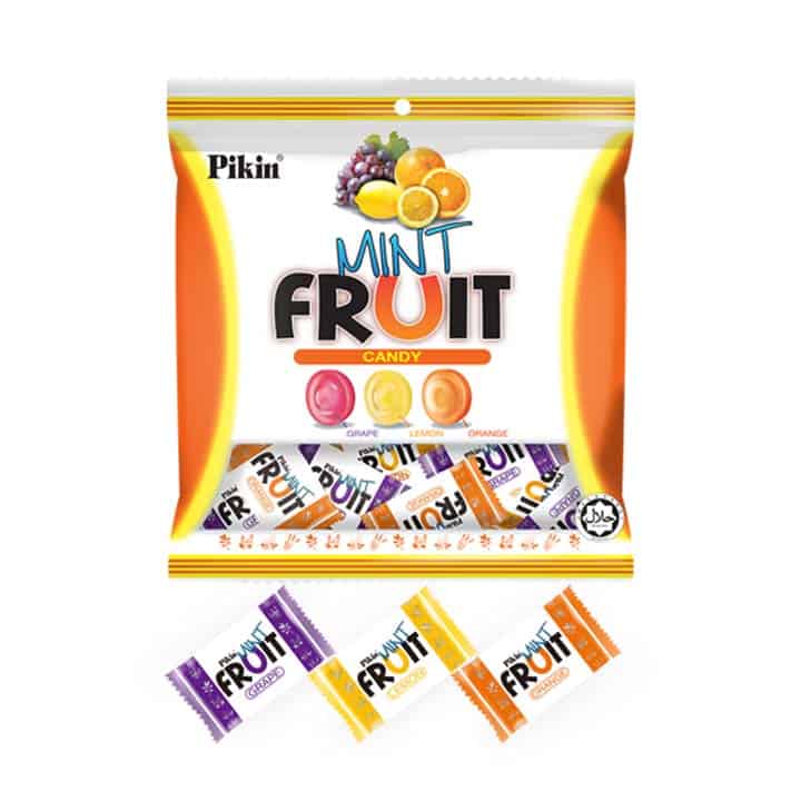 Pikin Mint Fruit Candy Bag 100g