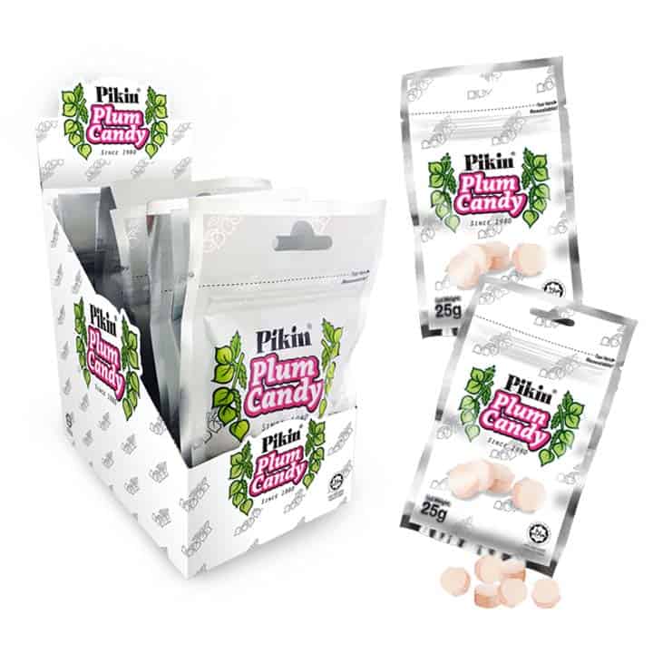 Pikin Tablet Candy - Plum 25g Zip Lock