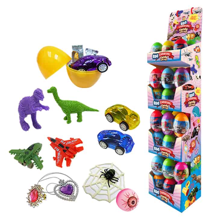 Beardy Egg Candy With Toys - Assorted Hanger - Carnival 10g