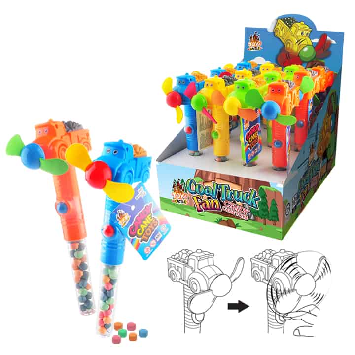 Toy’s Castle Candy Cane Toys - Coal Truck Fan 12g