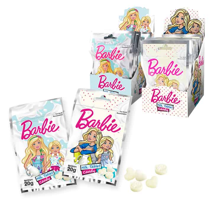 Barbie Tablet Candy - Milk ( Zip Lock ) 20g