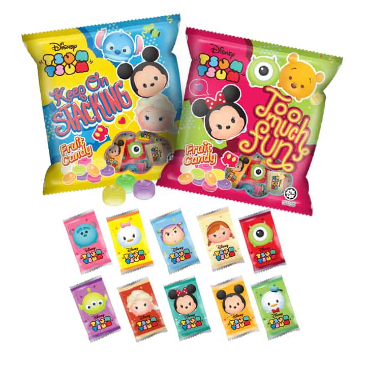 Tsum Tsum Fruit Candy Bag 120g