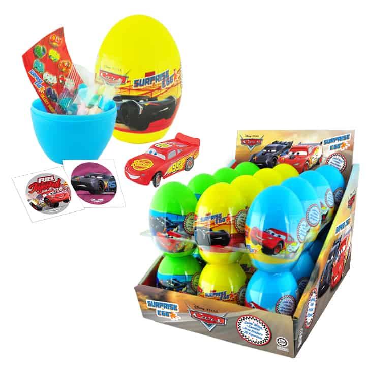 Cars Surprise Egg with Candy 10g