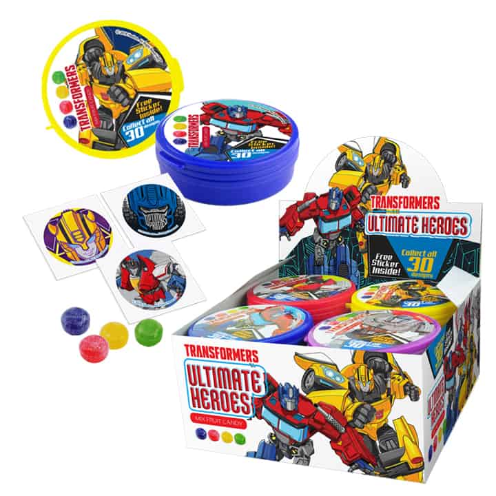 Transformers Tin Candy - Mix Fruit 20g