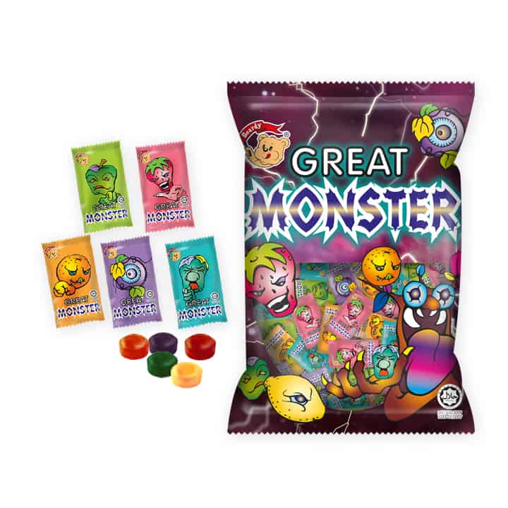 Beardy Great Monster Candy Bag 350pcs