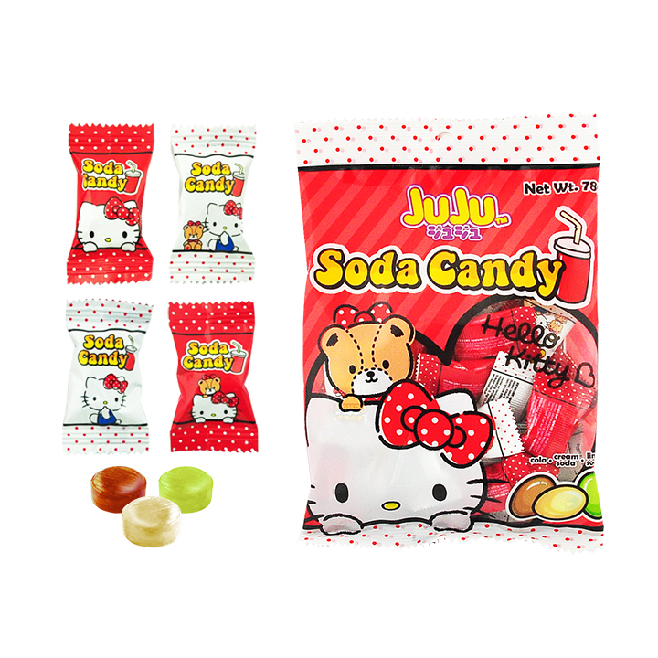 Juju Hello Kitty Soda Candy Bag 78g