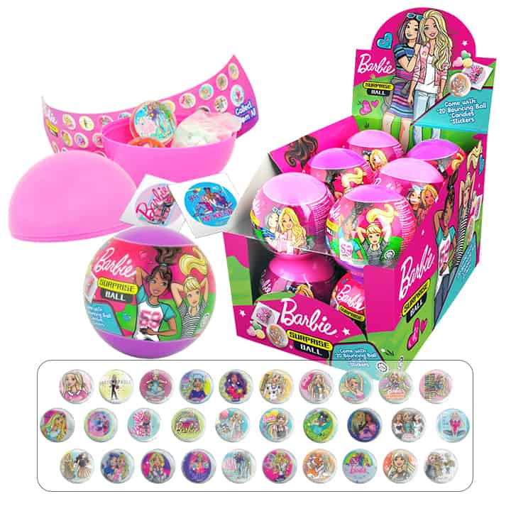 Barbie Surprise Ball with Candy 15g