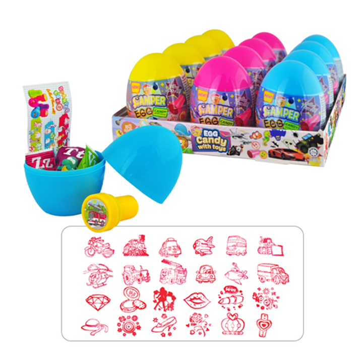 Beardy Egg Candy With Toys - Stamper 10g