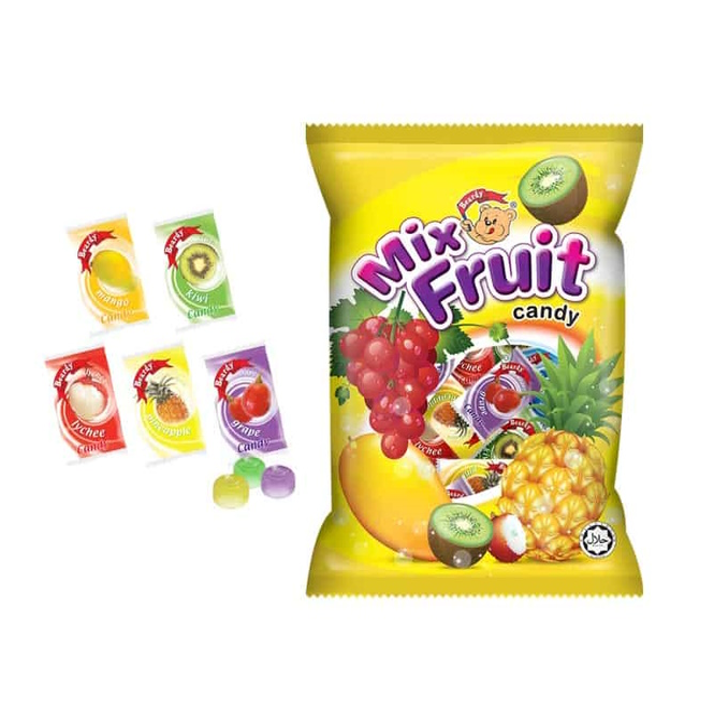 Beardy Mix Fruit Candy Bag 260g