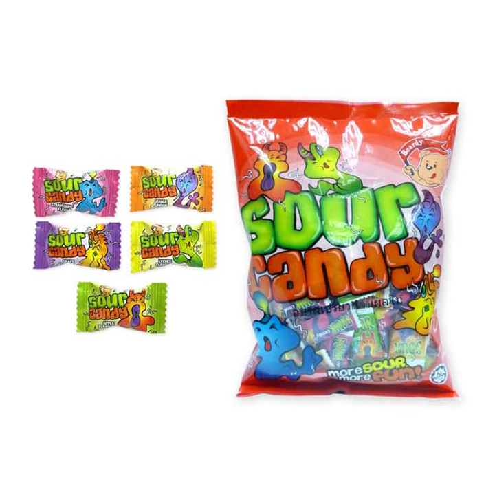 Beardy Sour Candy Bag 140g