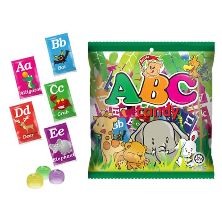 Beardy ABC Candy Bag 100g