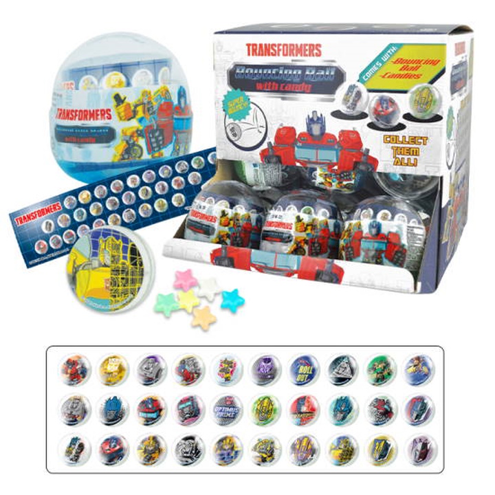 Transformers Bouncing Ball Candy 5g