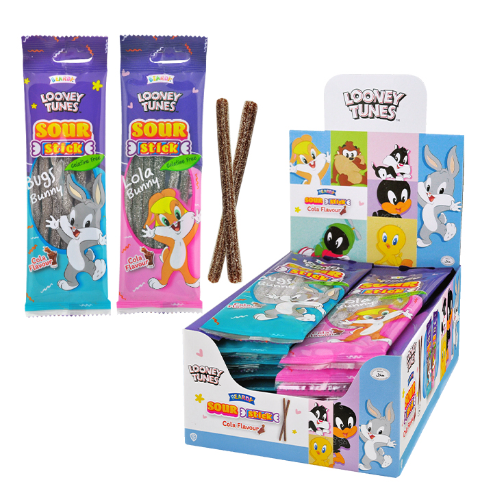 Looney Tunes Sour Stick - Cola 30g