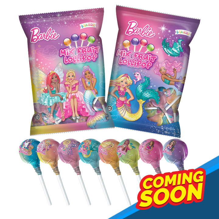 Barbie Fruit Lollipop 96g