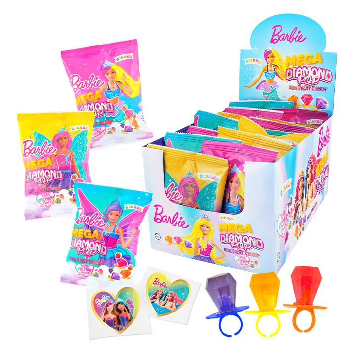Barbie Mega Diamond Pop Candy 15g