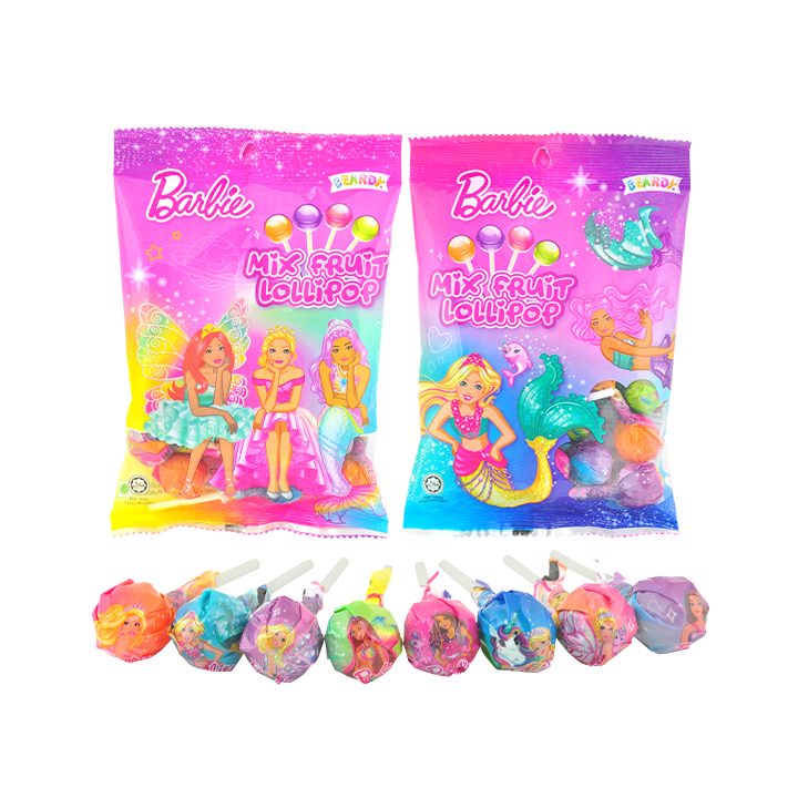 Barbie Fruit Lollipop 96g