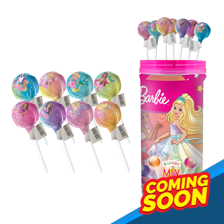 Barbie Fruit Lollipop Jar 60s