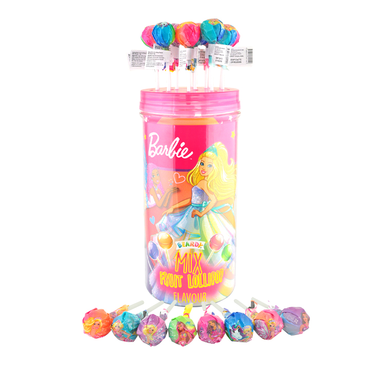 Barbie Fruit Lollipop Jar 60s