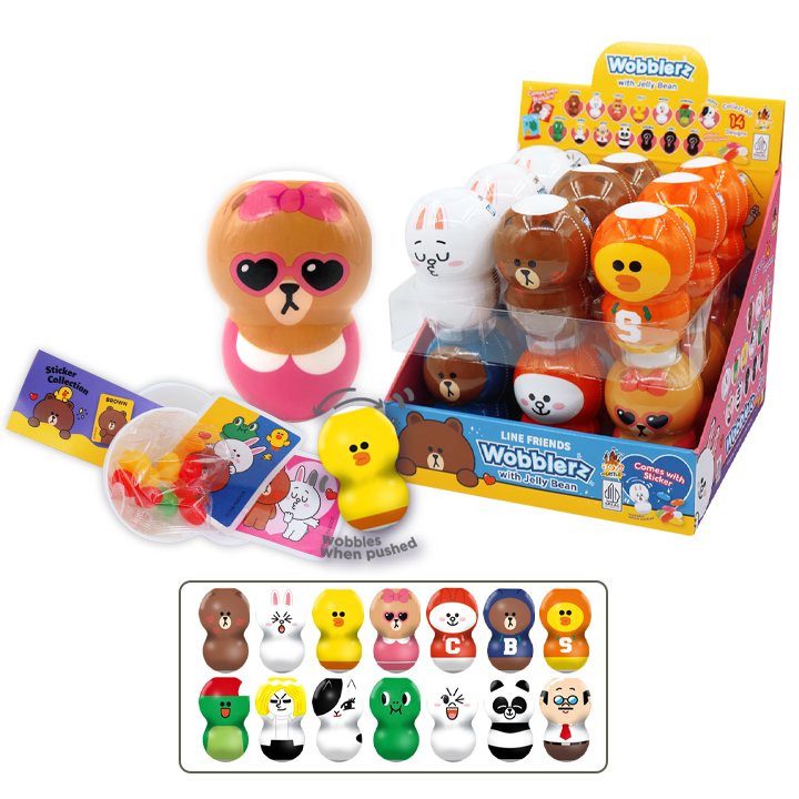 Line Friends Wobblerz with Jelly Bean