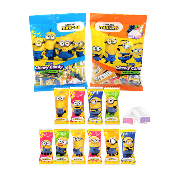 Minions Chewy Candy ( Brick Pack ) Mix Fruit Flavour
