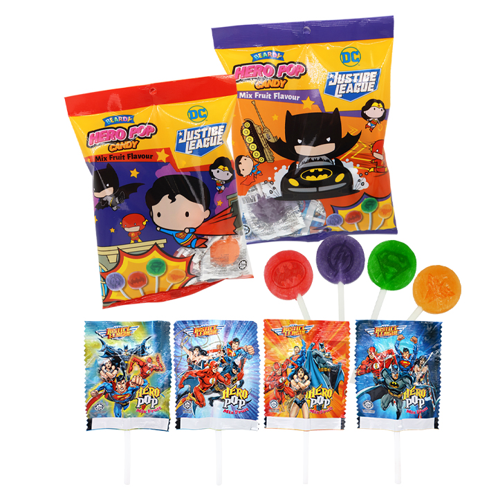 Justice League Hero Pop Candy