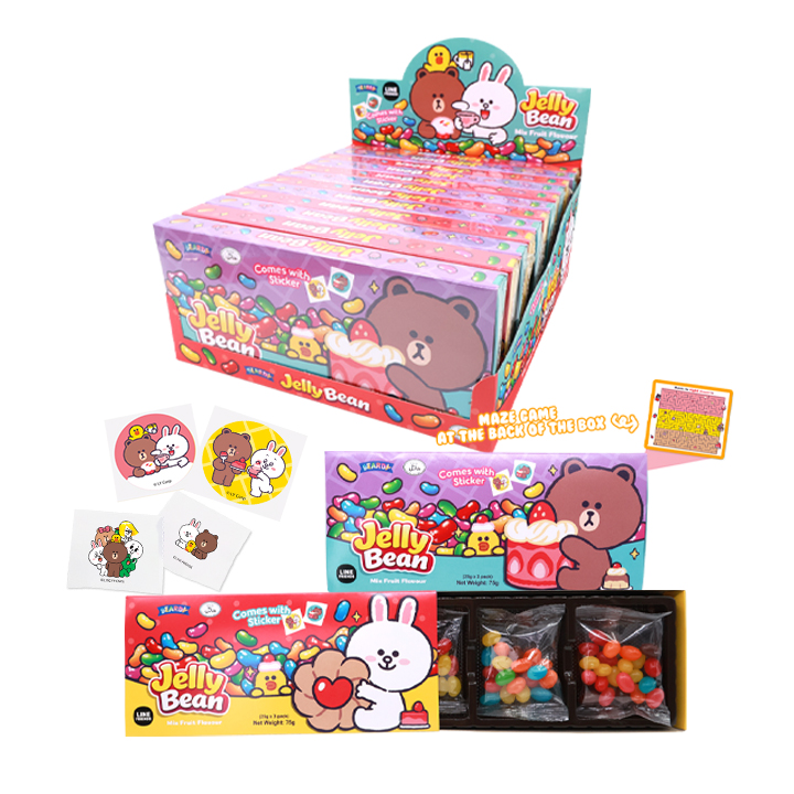 Line Friends Jelly Bean ( Box )