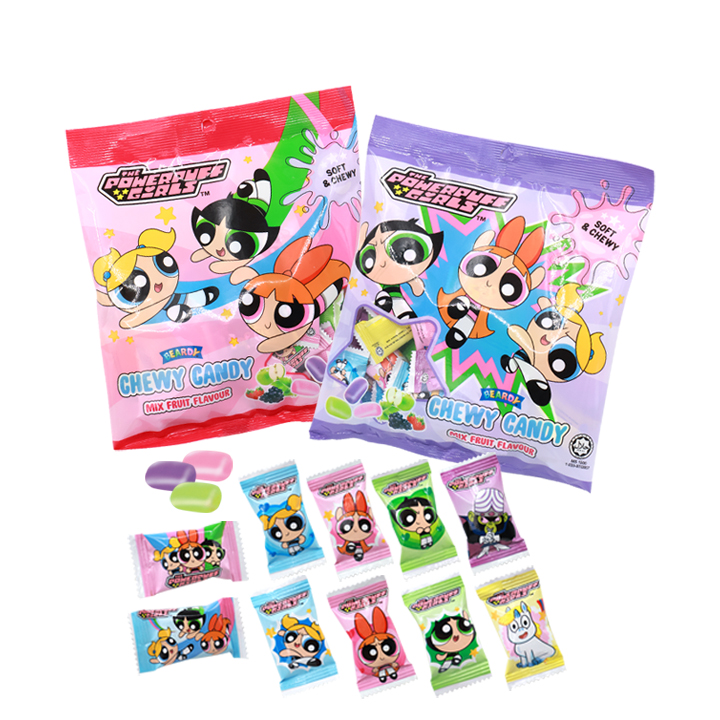The Powerpuff Girls Chewy Candy - Mix Fruit Flavour