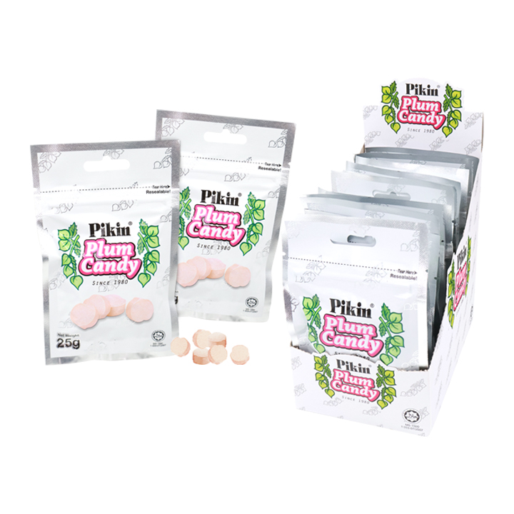 Pikin Tablet Candy - Plum 25g Zip Lock
